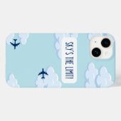 Sky's The Limit – Motivational iPhone 14 Case Case-Mate iPhoneケース (裏面 (横))