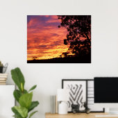 Skyscapeの色 ポスター (ホームオフィス)