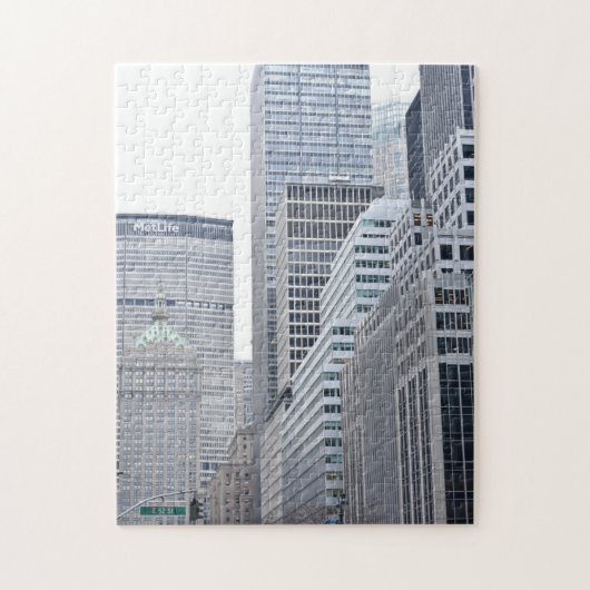 Skyscrapers Midtown Manhattan New York City ジグソーパズル (縦)