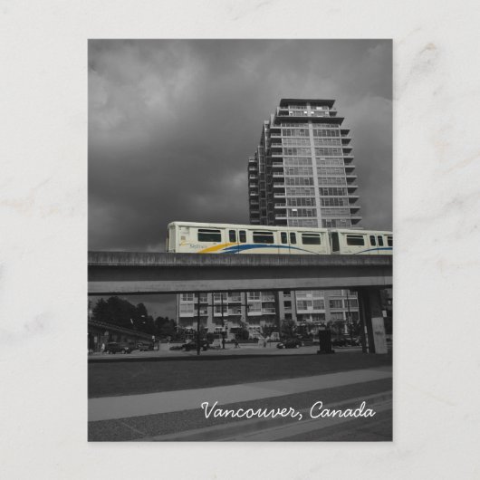 Skytrain – バンクーバーカナダポストカード ポストカード (正面)