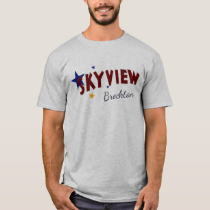 Skyviewのドライブ・インの劇場スクリーンのBrockton Scribのティー Tシャツ
