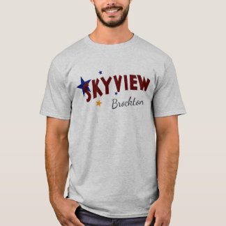 Skyviewのドライブ・インの劇場スクリーンのBrockton Scribのティー Tシャツ