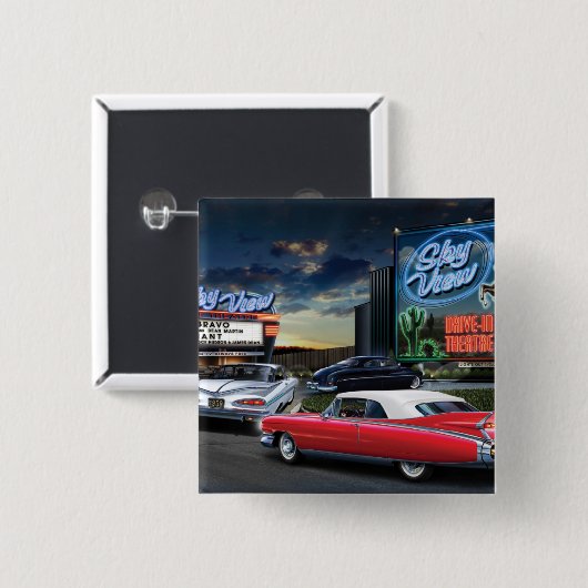 Skyview Drive In 2 缶バッジ (正面&裏面)