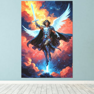 Skywarden Warrior Archangel Michael キャンバスプリント