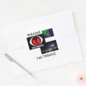 skywarnのロゴ、ステッカー ラウンドシール (封筒)