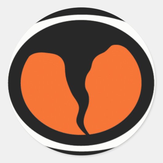 SKYWARNロゴシール ラウンドシール (正面)