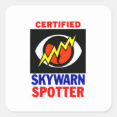 SkyWarn スクエアシール (正面)