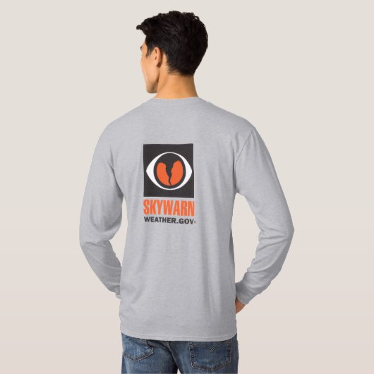 SKYWARN ロングスリーブTシャツ Tシャツ (裏面フル)