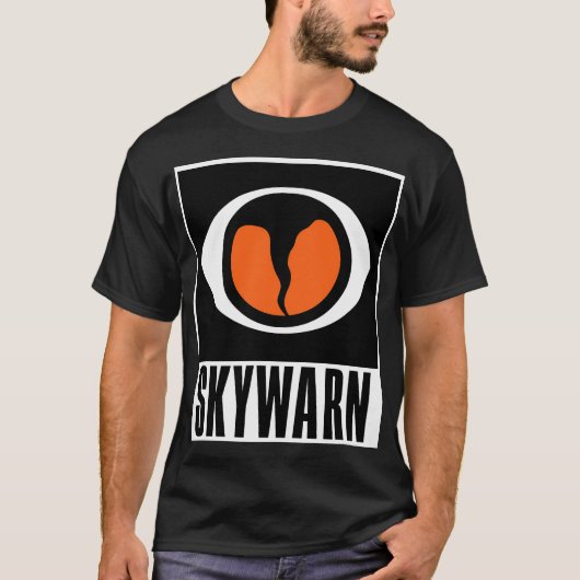 Skywarn Storm Spotterロゴ Tシャツ (正面)