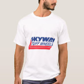 Skywayの凝灰岩はメンズレトロのBmxのサイクリングの強盗Bを動かします Tシャツ (正面)