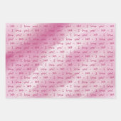 SKZ - 143 - I LOVE YOU GIFT WRAP ラッピングペーパーシート (正面3)