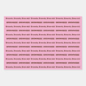 SKZ Felix BROWNIEEE! Gift Wrap ラッピングペーパーシート (正面3)
