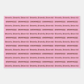 SKZ Felix BROWNIEEE! Gift Wrap ラッピングペーパーシート (正面2)