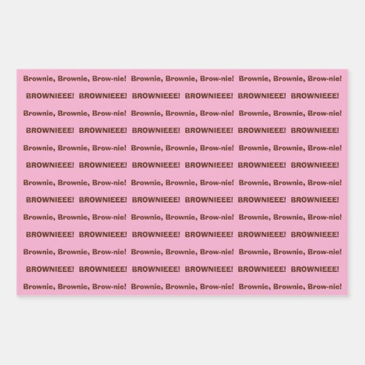 SKZ Felix BROWNIEEE! Gift Wrap ラッピングペーパーシート (正面)