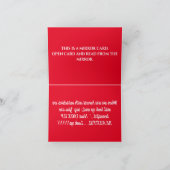 SL 011 – 自分自身に正直 サンキューカード (内部)