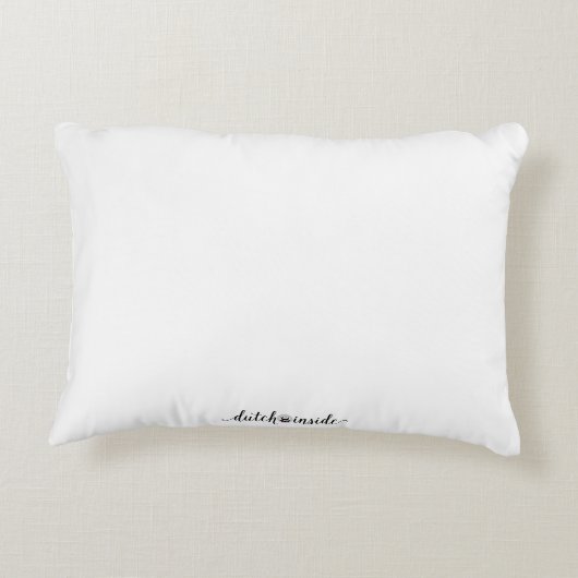 Slaap Lekker/睡眠の堅いオランダの用語の単語 アクセントクッション (裏面)