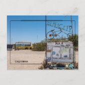 Slab City Welcomeの看板はがき ポストカード (正面)