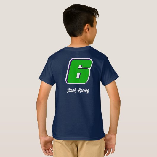 Slack Racing – ホルデン#6 Tシャツ (裏面フル)