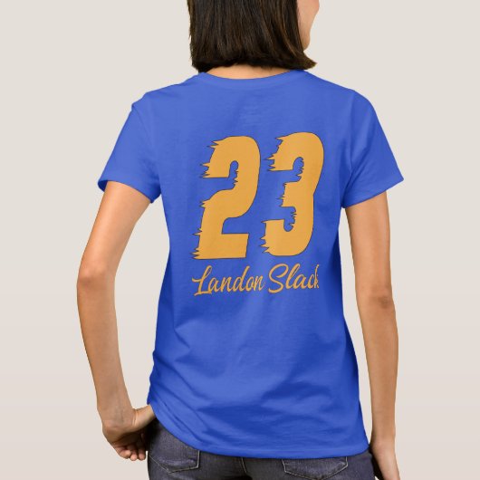 SLACK RACING - CREW NECK Tシャツ (裏面)