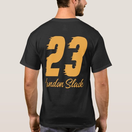 SLACK RACING - Tシャツ (裏面)