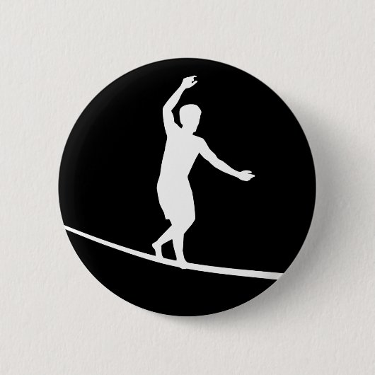 Slackline 缶バッジ (正面)