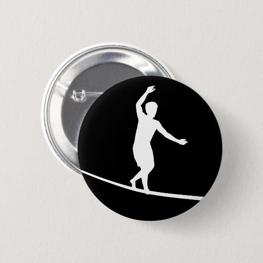 Slackline 缶バッジ (正面&裏面)