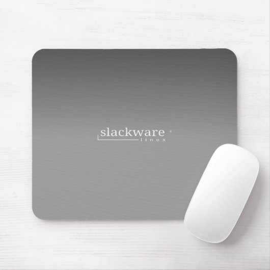 SlackwareのLinuxの灰色 マウスパッド (マウス)