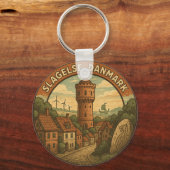 Slagelse Denmark Tower キーホルダー (裏面)