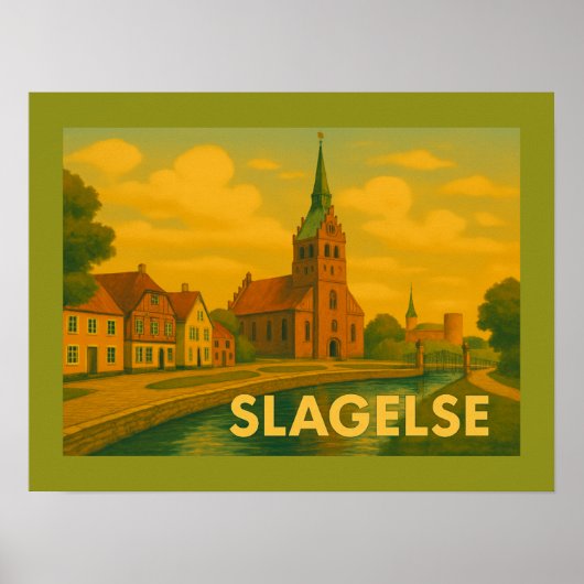 Slagelse Denmark Tower ポスター (正面)