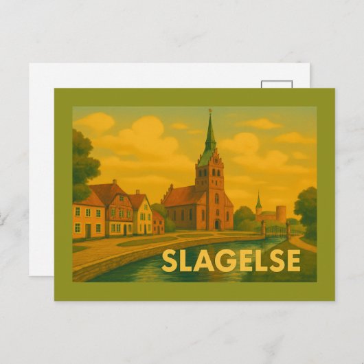 Slagelse Denmark Tower ポストカード (正面/裏面)
