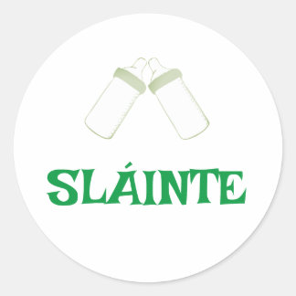 SLAINTEステッカー ラウンドシール