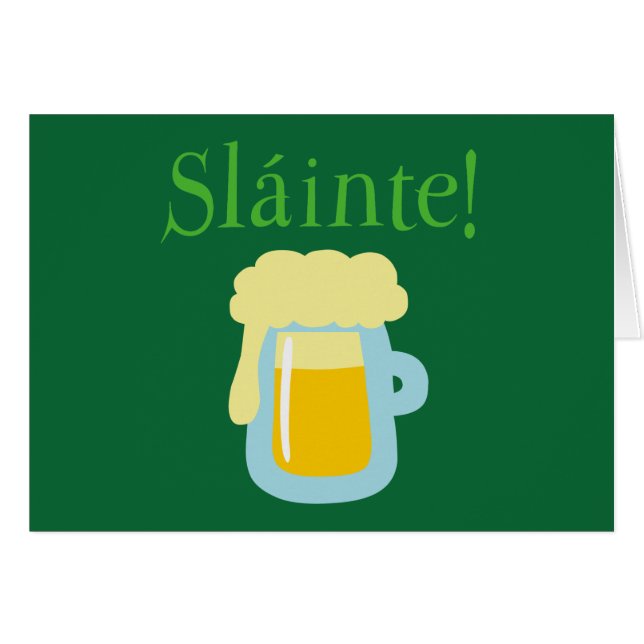 Sláinteビール (正面横)
