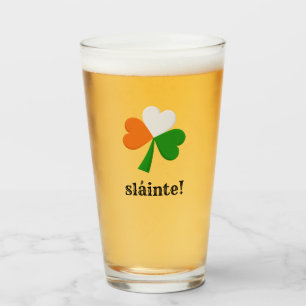 Sláinte! アイルランドのトースト16のoz。 ガラスタンブラー