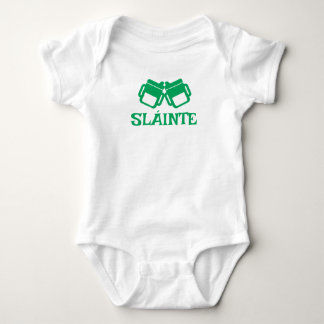 SLÁINTE 白色ロンパース ベビーボディスーツ