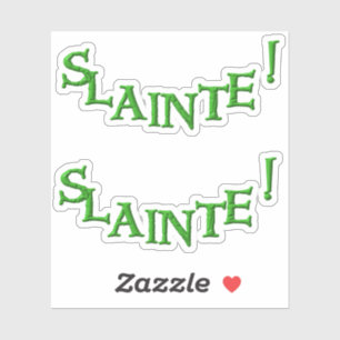 Slainte 2アップカーブ輪郭ステッカー シール