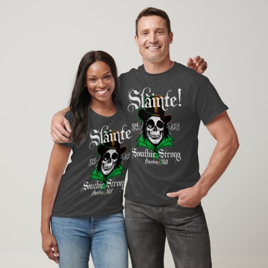 Slainte Boston Irish Southie St Patricks Day Tシャツ (ユニセックス)