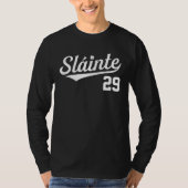 Slainte Irish St Patrick s Day Ireland Baseball St Tシャツ (正面)