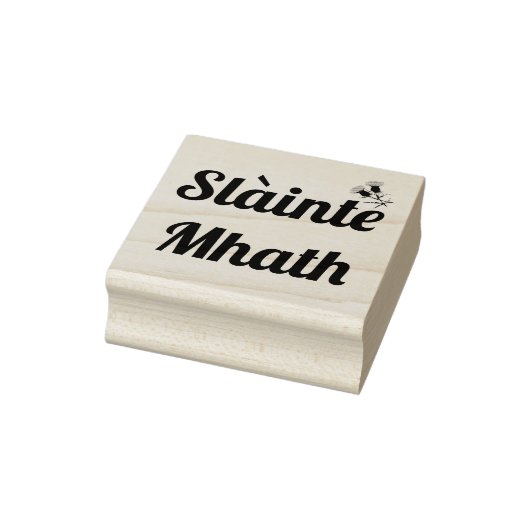 Slainte Mhath, Gaidhlig良い恵み/アザミ ラバースタンプ (スタンプ)