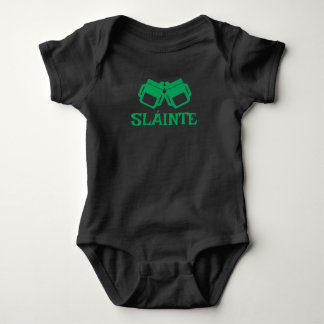SLÁINTE sippy black bodysuit  ベビーボディスーツ