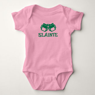 SLÁINTE sippy pink bodysuit  ベビーボディスーツ