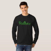 Slainte Sláinte Irish Cheers Health St Patrick's D Tシャツ (正面フル)