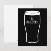 Slainte St Patricks Day Beer Card シーズンカード (正面/裏面)