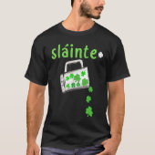 Slainte St Patrick's Day Gaelic Irish C Party Tシャツ (正面)