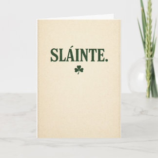 Slainte - Vintage カード