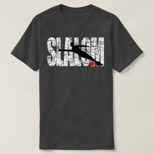 Slalom Water Skier Tシャツ (デザイン正面)