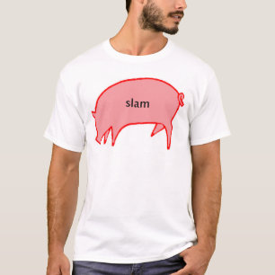 SLAMのブタ Tシャツ