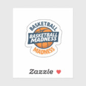 Slam Dunk Basketball Madness Game Day Vinyl シール (シート)
