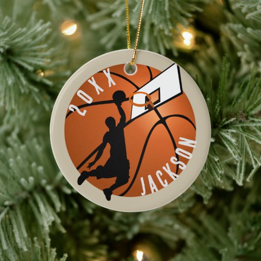 Slam Dunk! Basketball Player Christmas セラミックオーナメント (ツリー)