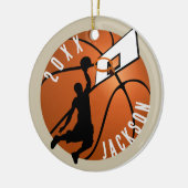 Slam Dunk! Basketball Player Christmas セラミックオーナメント (左)