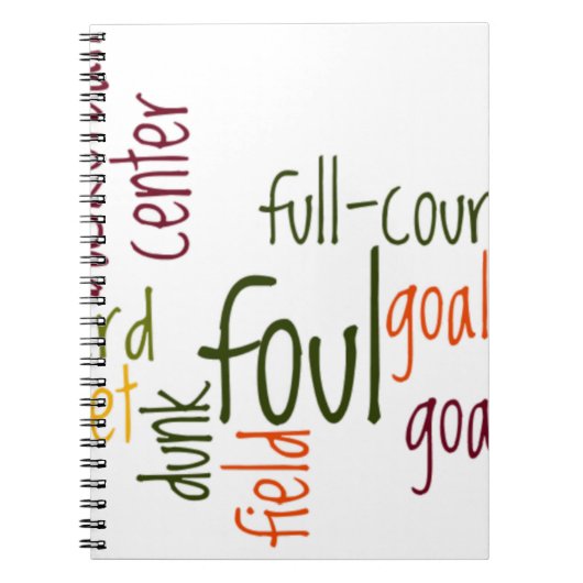 Slam Dunk Dreams:バスケットボール – チャンピオンズゲーム ノートブック (正面)